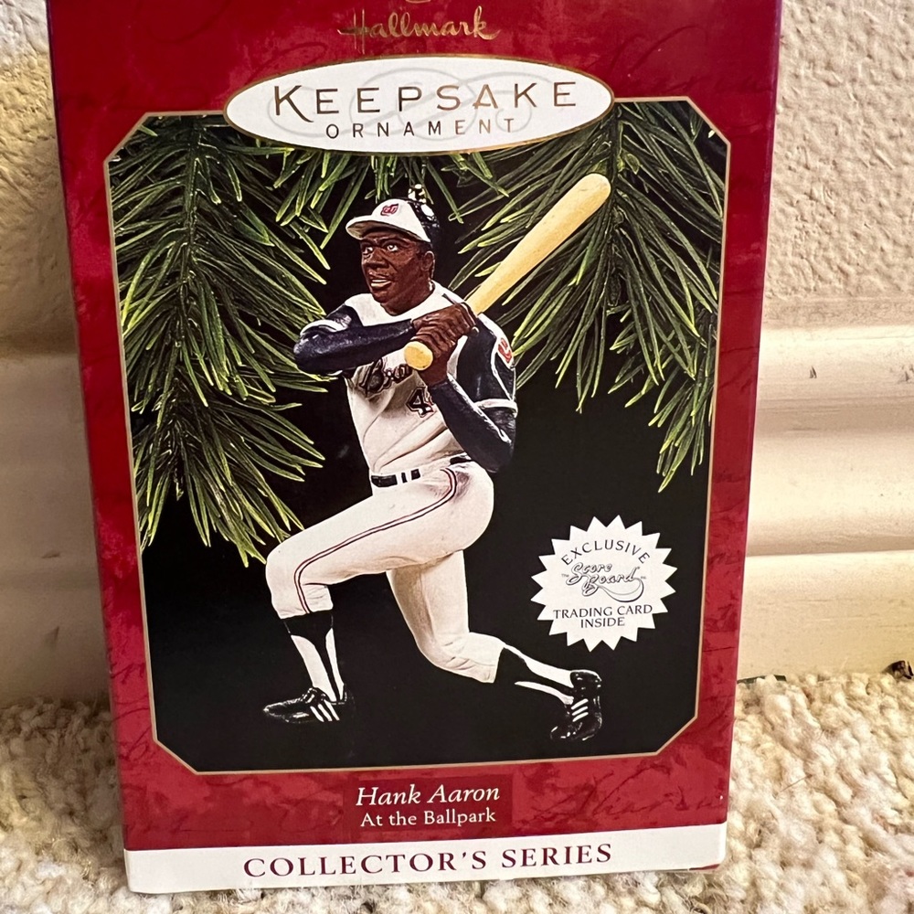 1997 Hank Aaron Keepsake Ornament